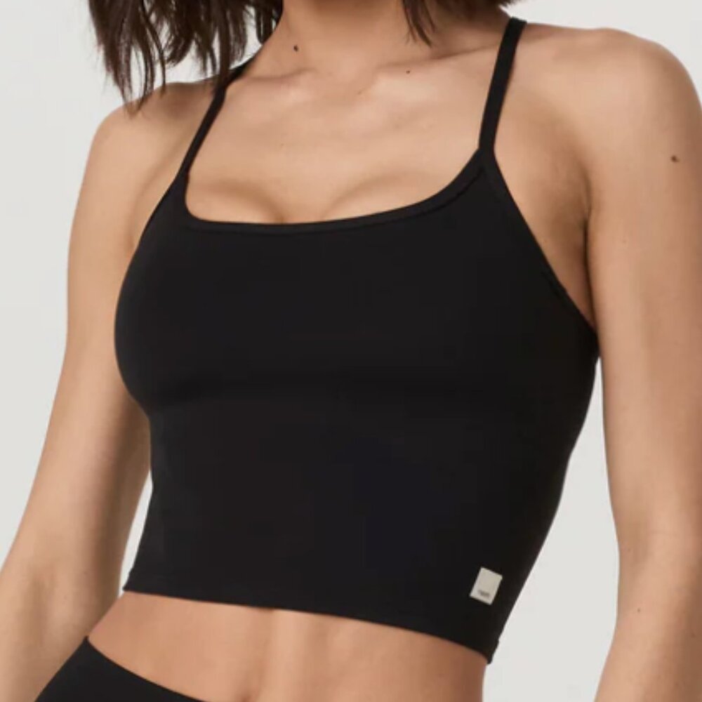 Vuori  AllTheFeels™ Support Black Workout Tank 2.0 Size Medium